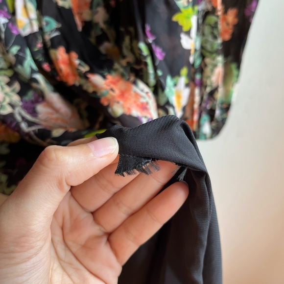 ALICE + OLIVIA Cooper Floral Smocked Minidress - Picture 8 of 12